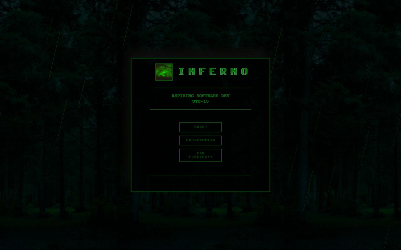Carrd profile picture for @infernal